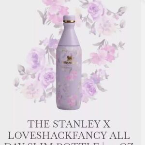 THE STANLEY X LOVESHACKFANCY ALL DAY SLIM BOTTLE | 20 OZ Happy Thoughts